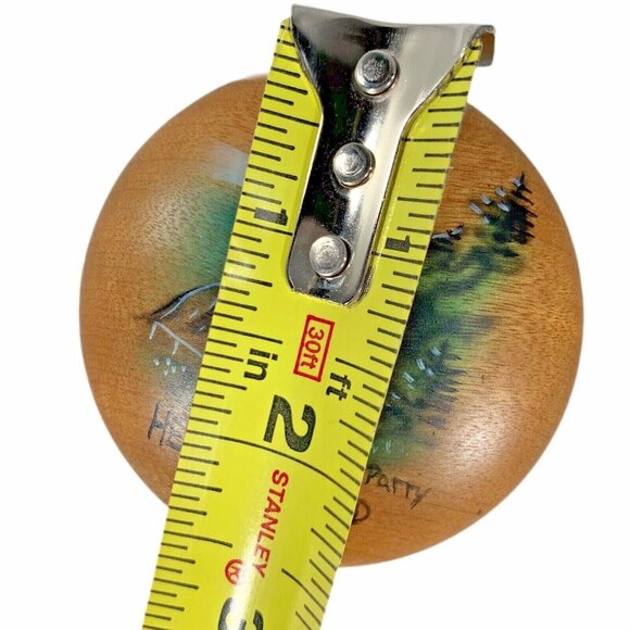 Zumwalts Myrtlewood Heceta Head Lighthouse by Patty Handcrafted Oregon Wood 2.5" - Picture 4 of 6